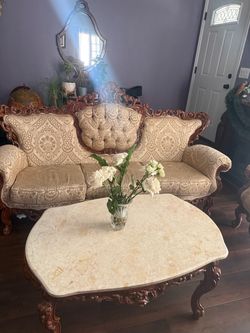 Elegant Luxury Traditional Living Room Furniture – 7-Piece Collection