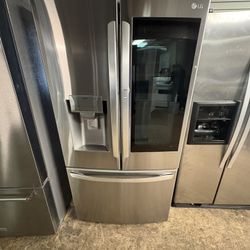 LG knock Stainless Steel Fridge
