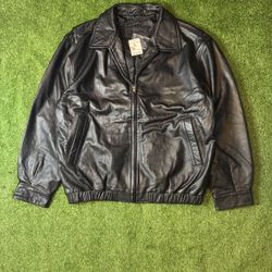 Vintage Leather jacket st. john’s bay leatherman 