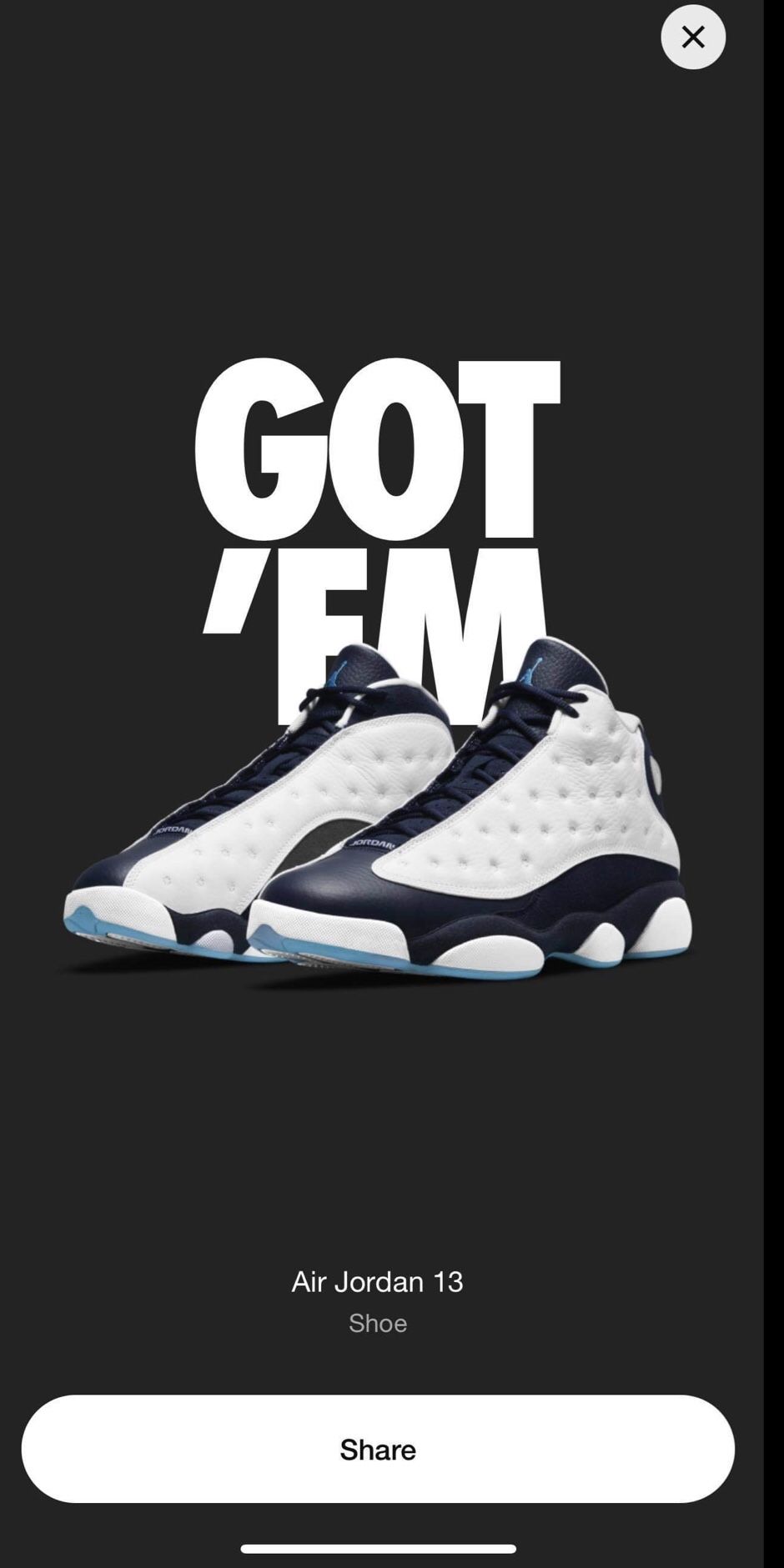 Jordan 13 Obsidian 