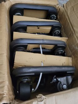 4 piece Car Dolly Set of 4, 9000 LBS Capacity Universal Vehicle Moving Dolly for Cars garage