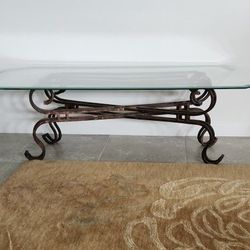 Glass/ metal  Coffee Table