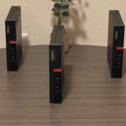 Lot of 3 Lenovo M720q Win11 8GB Ram 500GB Storage i5