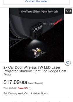 Challenger -scat pack- door light
