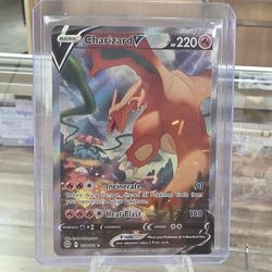 Pokémon Charizard V Holo Card 154/172