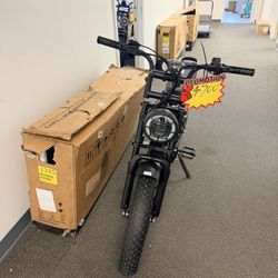 🔥 Limited Deal — Only 2 Available!  TST R002 20” Full Suspension Moped-Style Electric Bike Original Price: $799 Special Price: $700