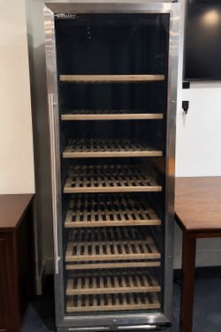 Aya Valley Wine Refrigerator / Wine Cooler – Stainless Steel & Glass Door