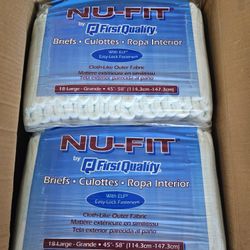 Adult Diaper Size L Brand New $9 For Each 4 Bag Available 