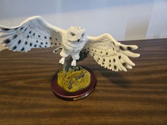 Vintage snowy owl