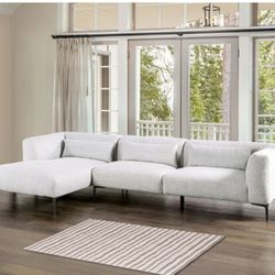 Brand New Light Grey Modern Style Sectional Sofa
