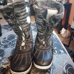 Cute Lace Up Black Boots