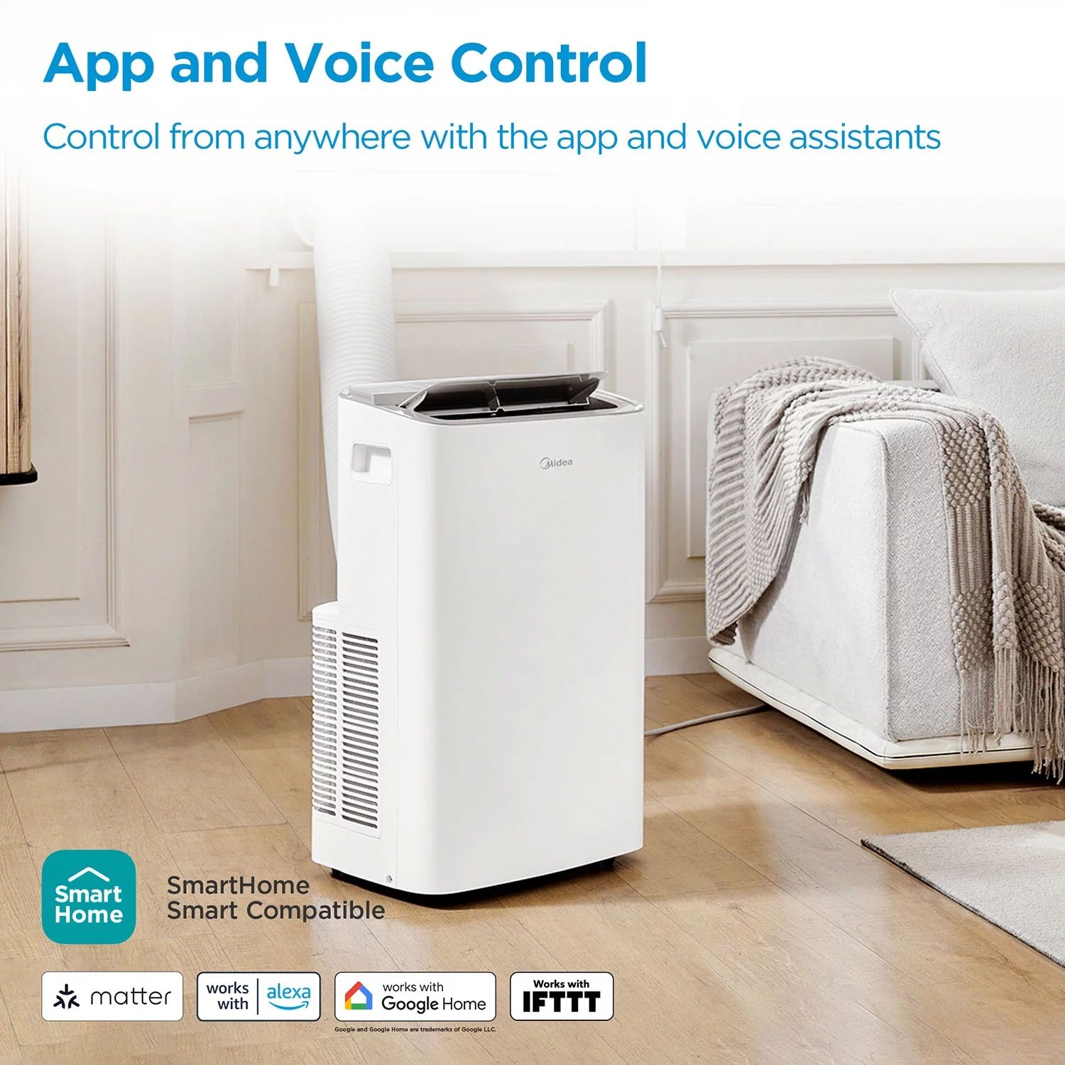 Midea 12k BTU/8k BTU DOE Smartcool Portable AC