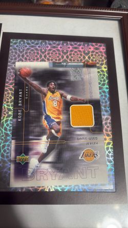 Kobe Bryant upper deck game used Jersey