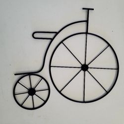 Home Interiors Metal Bike Wall Art