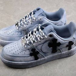 CUSTOM AIR FORCE 1 LOW - CHROME HEART DESIGN limited editions