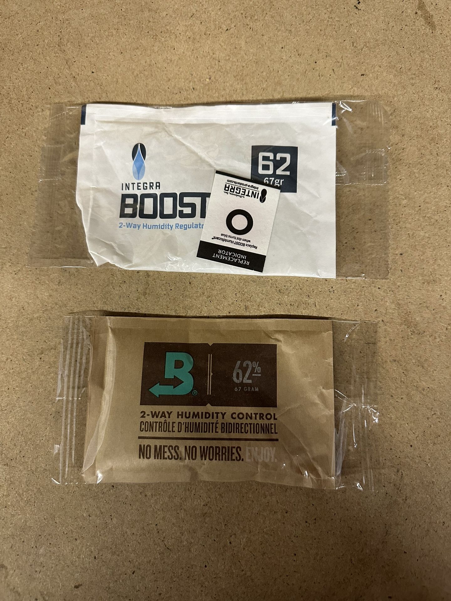 Humidity Control Packs 62%