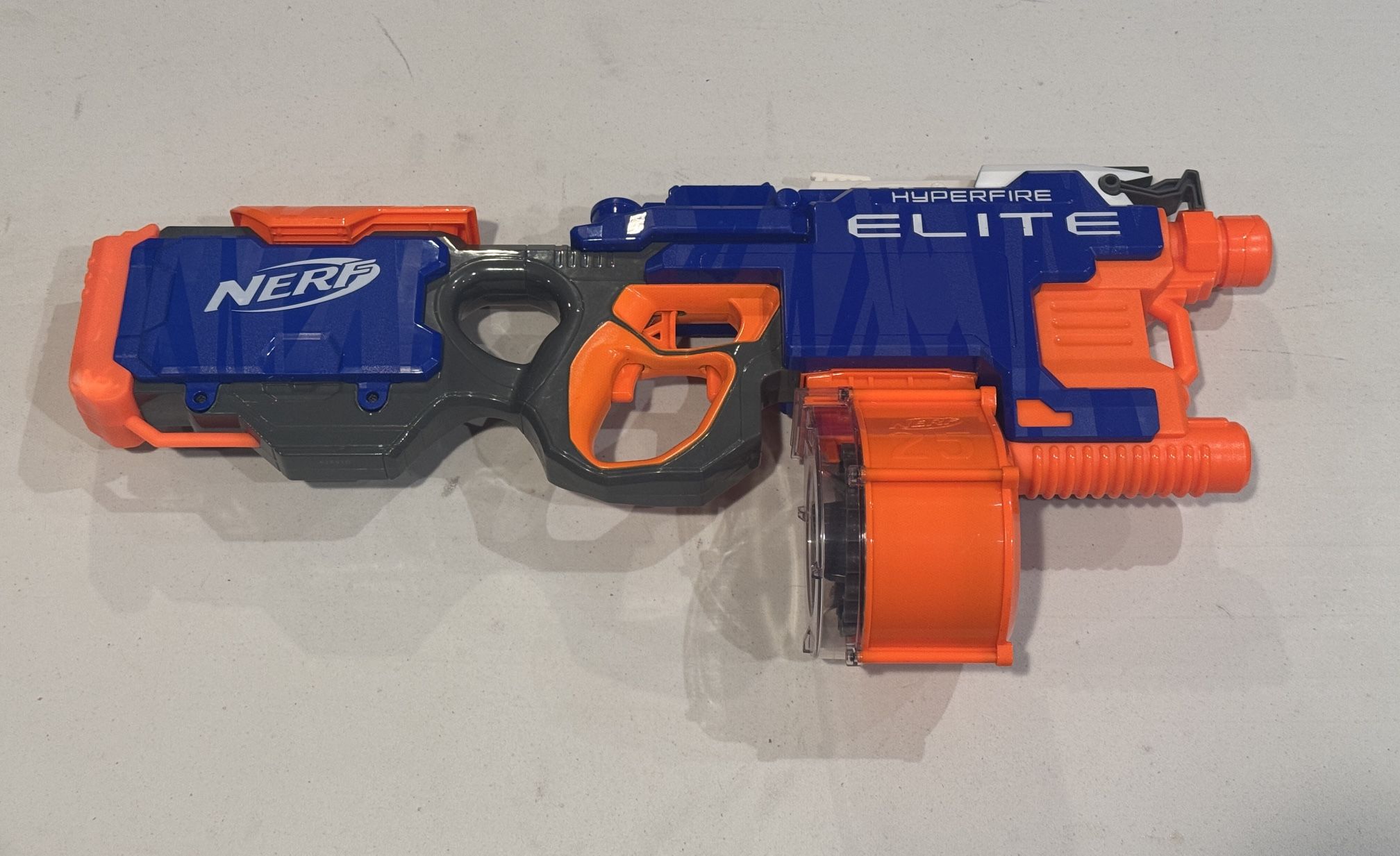 NERF Hyperfire w/ 25rd drum magazine