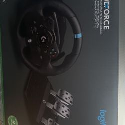 Logitech G923 Racing Wheel & Pedals for Xbox Series X|S, Xbox One & PC SEALED