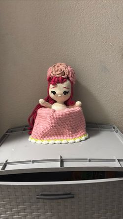 Muñeca ramo a crochet