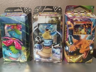 Pokémon Deck Bundle – Charizard , Venusaur, Blastoise