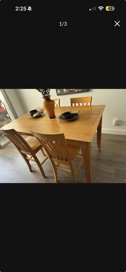 Wooden Table Set