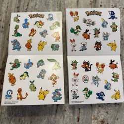 Pokemon Stickers - New From 2021 McDonalds promo