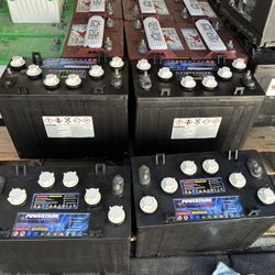 Powertron p1200  12 V golf Cart Batteries GC12 With Warranty 