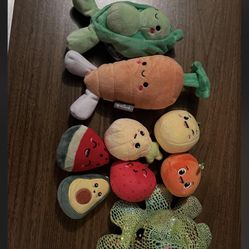 Baby Small Fruits And Vegetables Toys Plush 