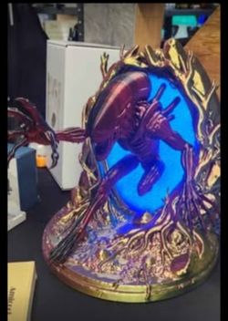 Alien Themed 3D Printed Decor