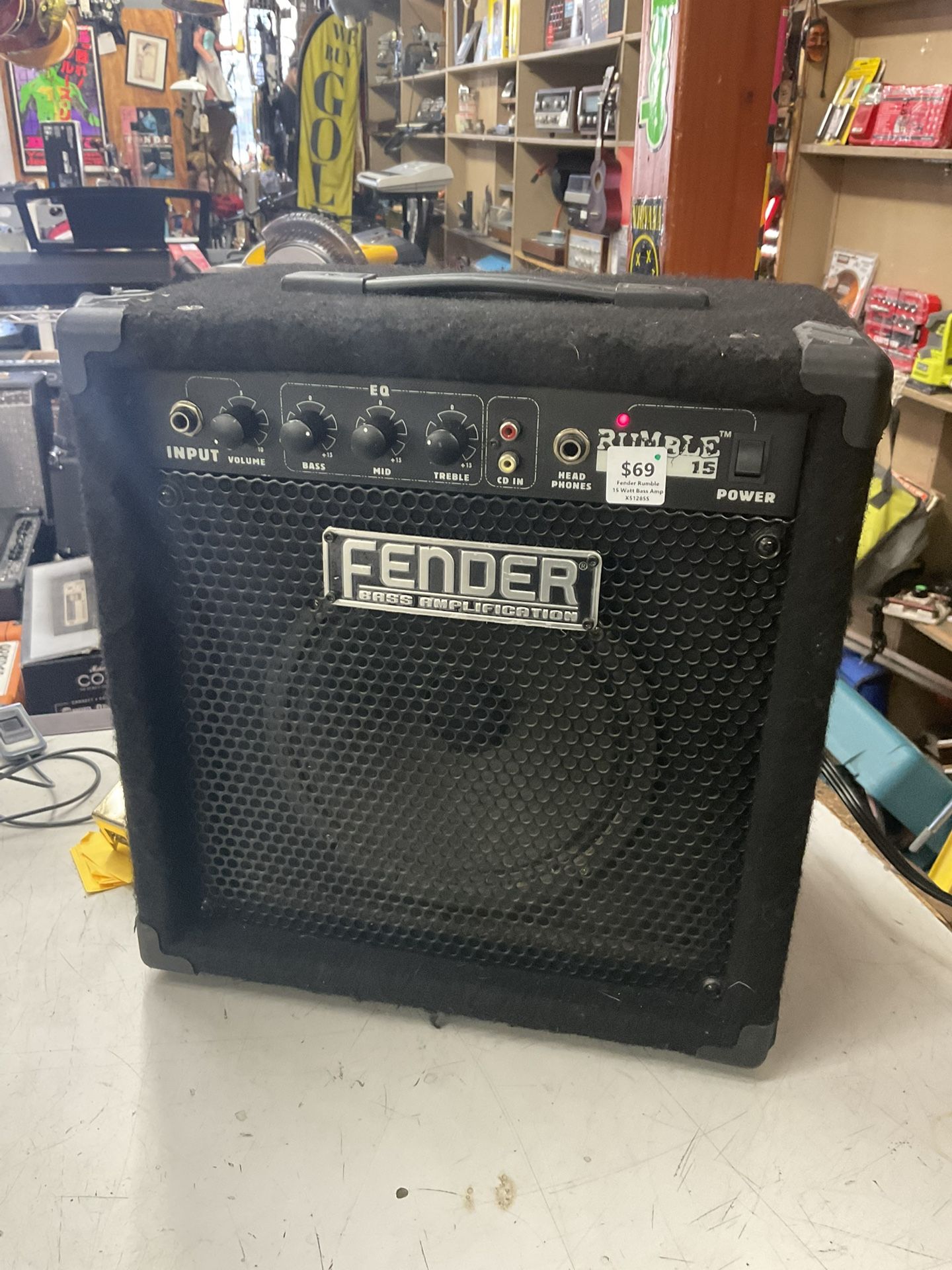 Fender Rumble 15 Watt Bass Amp