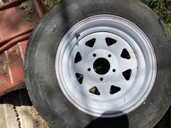 Tire Utility Trailer 