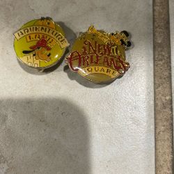 2 small Disney Pins $15 Take Both Of Them.