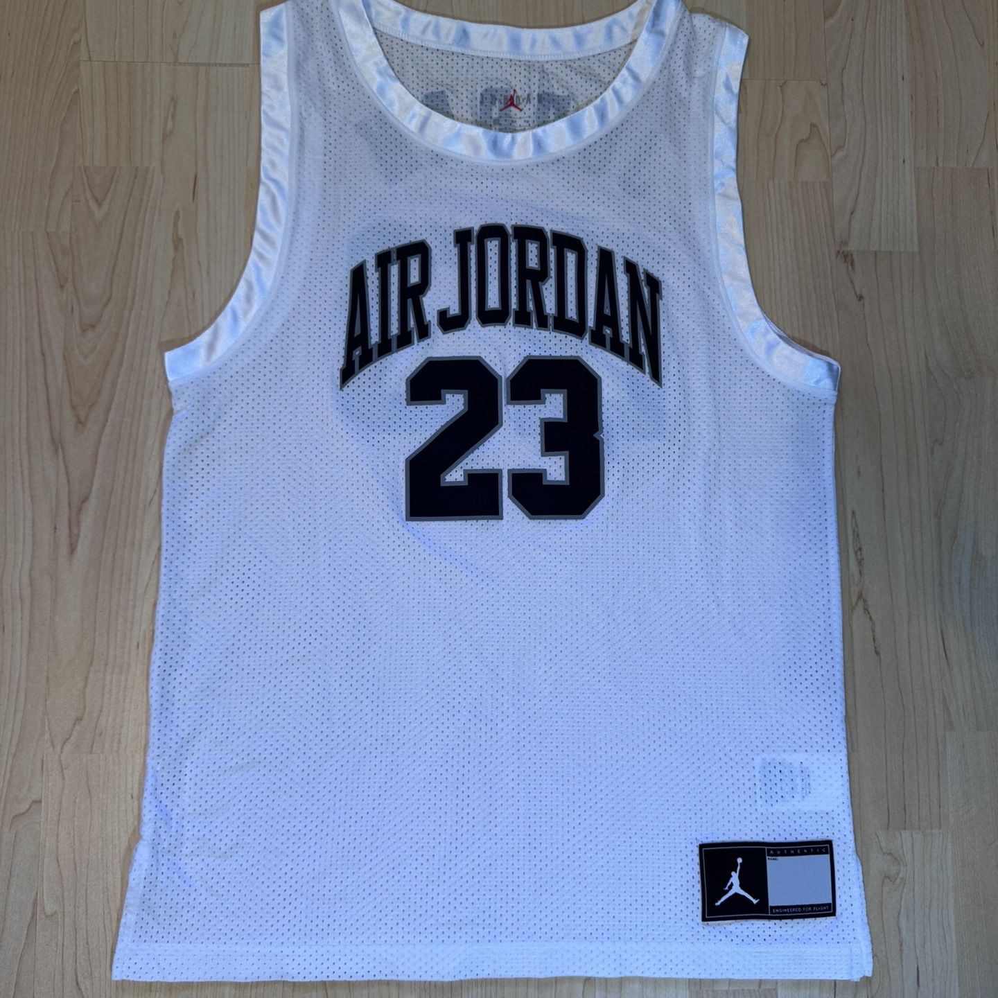 Nike Air Jordan DNA Distorted 23 Mesh Jersey Tank Mens Medium White Black NBA for Sale in Laveen Village AZ OfferUp