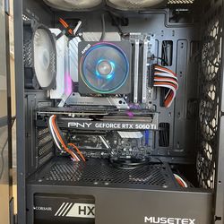 Gaming PC, Ryzen 9 5950X 16-core CPU, PNY RTX 5060ti 8GB GPU, 16 GB DDR4 RAM, 500GB SSD, win 11