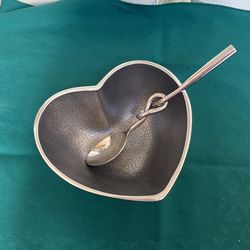 Heart Bowl And Twisted Spoon