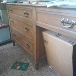 Vintage Solid Wood Desk