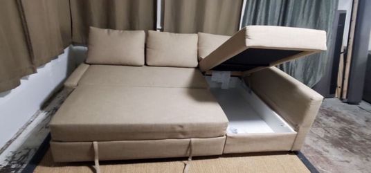 Amazing Sectional Sofa With Pull Out Bed Plus Big Storage
