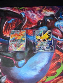Moltres 130/128 & Zapdos 133/128 Pokémon Cards