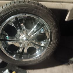 Only 3 Wheels With Tires 20"