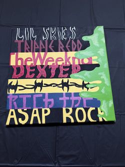 Canvas Painting 14x14  Would Be Cute In A Teens Room