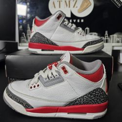 Jordan 3 Retro Fire Red (2022) (GS) - Size 6Y