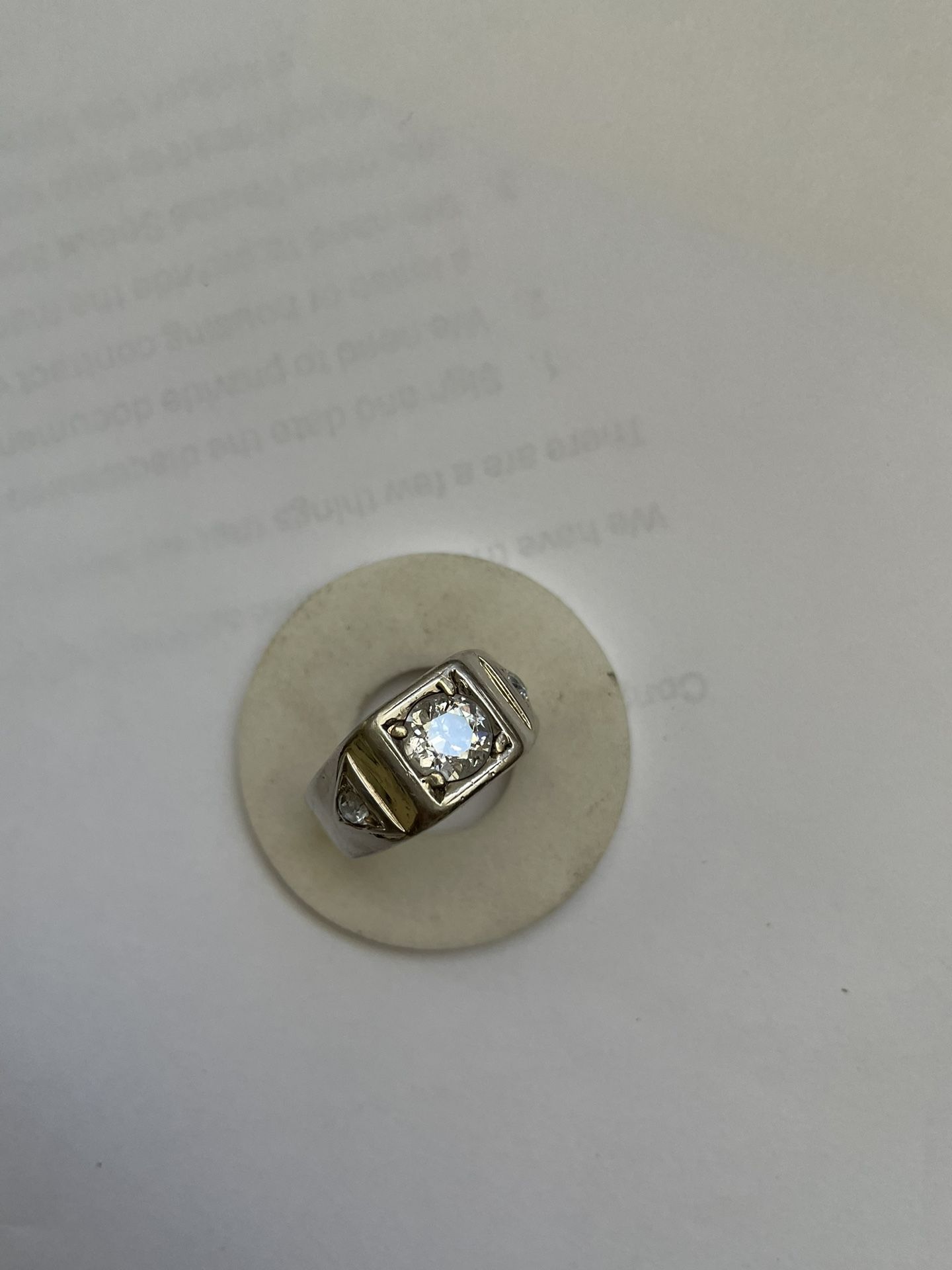 Man’s Diamond Ring