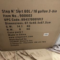 16 Gallon Trash 60 Liters Total