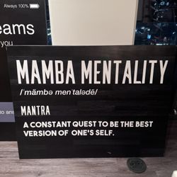 Mamba Mentality Canvas 