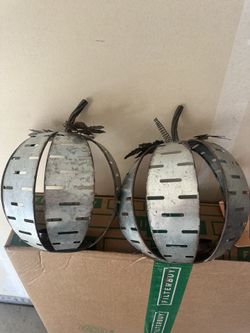 Wall Hanging Pumpkin Candle Holder Decor