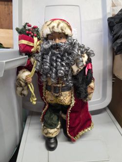 Vintage Christmas Santa 2002 RARE North Pole Trading Co. 18 in
