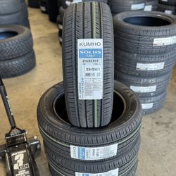 215/55/17 KUMHO New Tires Installed AND Balanced Included