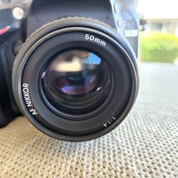 Nikon/Nikkor 50mm F1.4 AF Lens 