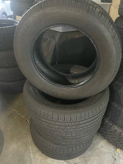 4 used 255/60R18 Goodyear tires