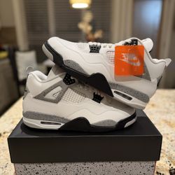 Air Jordan 4 "White Cement" Size 12M & 10M